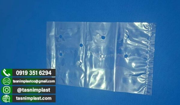 سلفون بسته بندی کرفس + سلفون پانچی جهت بسته بندی صیفی جات